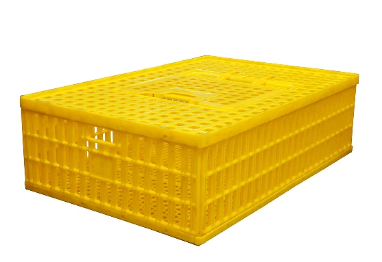 900x600x270mm Plastic Poultry Transporting Cage For Chicken